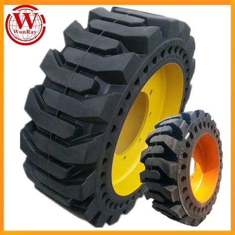 foam filled skid steer tires|cat skid steer solid tires.